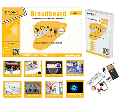 Breadboard Tinkering Kit | Make Creative Electronics Projects | Age 9+ Breadboard Tinkering Kit | Make Creative Electronics Projects | Age 9+